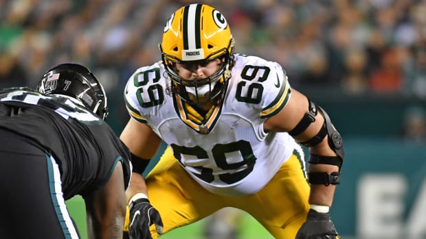 Packers offensive lineman David Bakhtiari